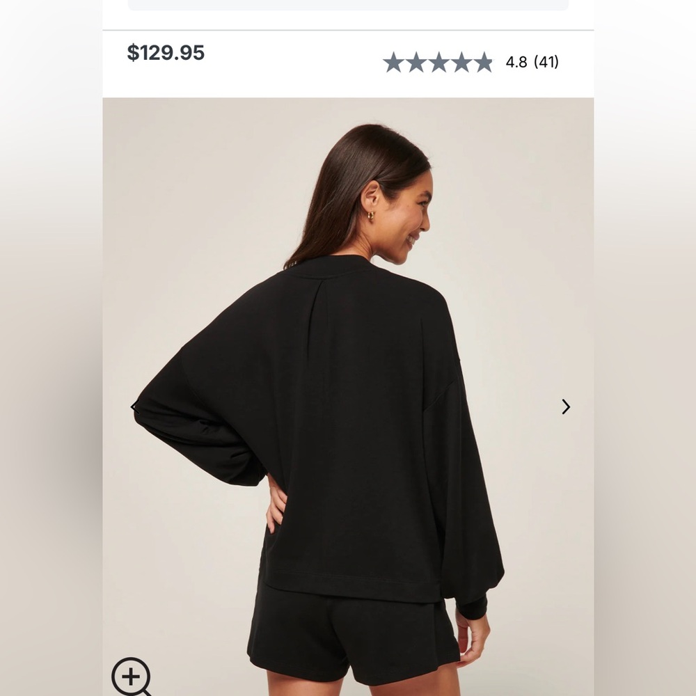 Travis Mathew  V-Neck Sweater Cloud Terry women’s XXL